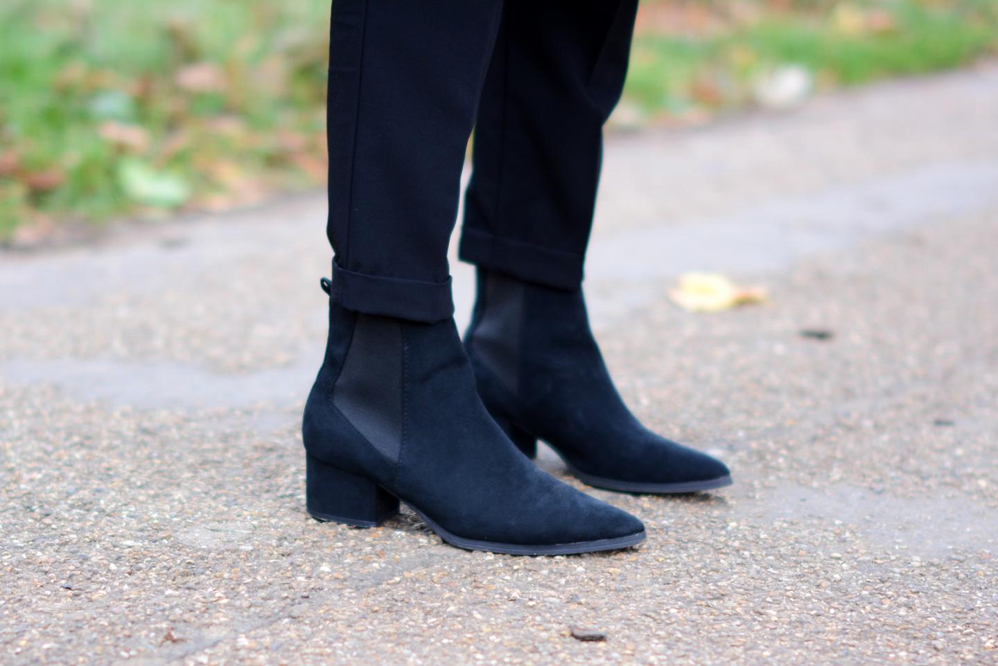 EJSTYLE pointed chelsea ankle boots by M&S