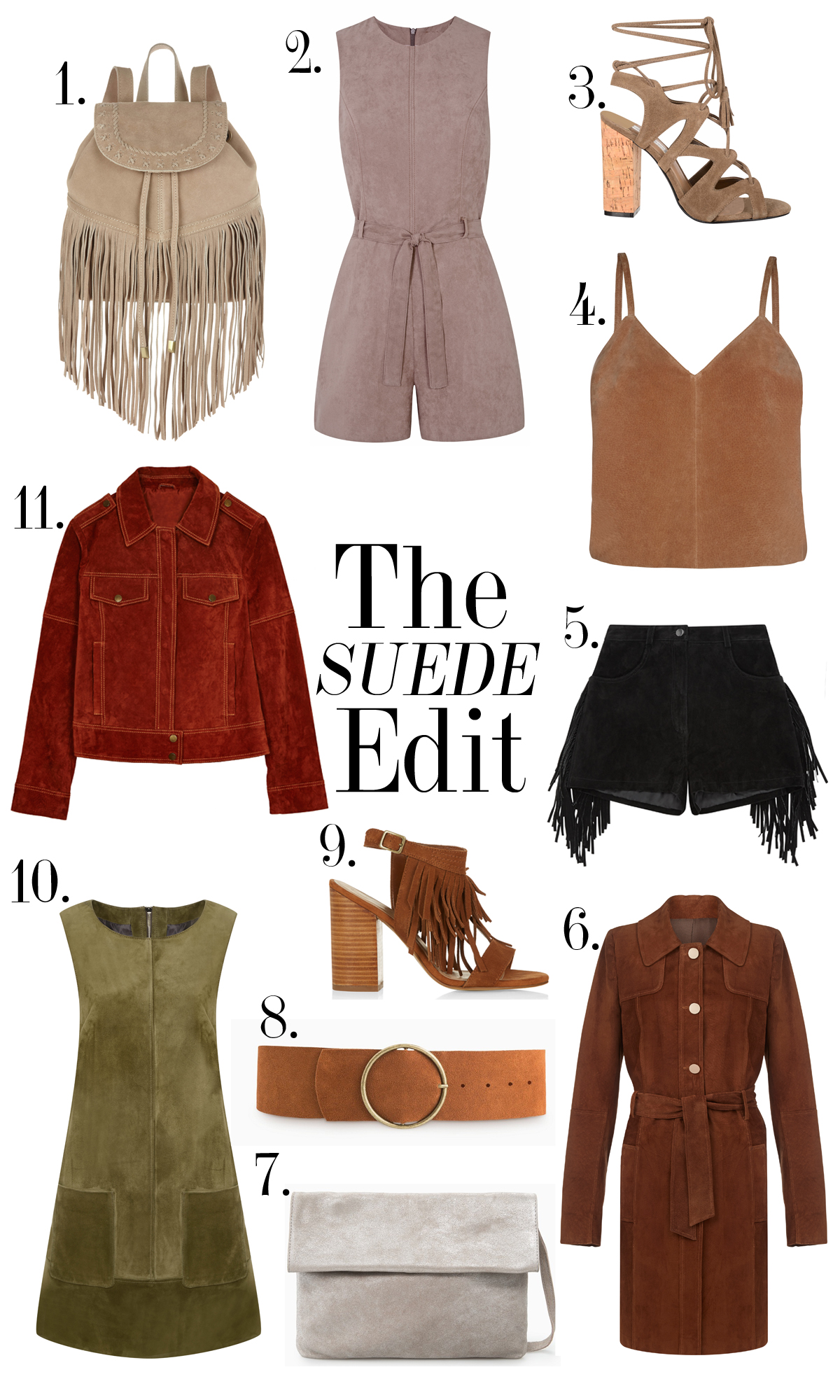 The Suede Edit by EJSTYLE