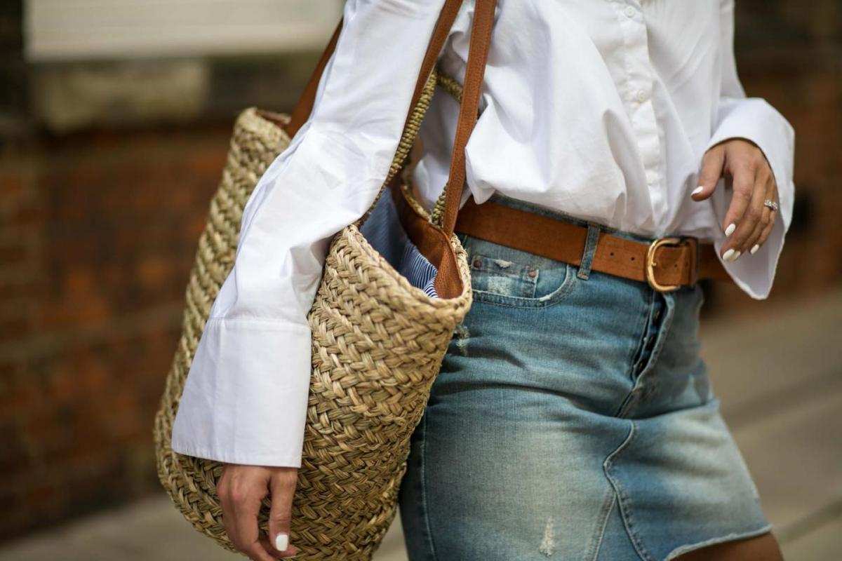 white shirt, denim skirt-7