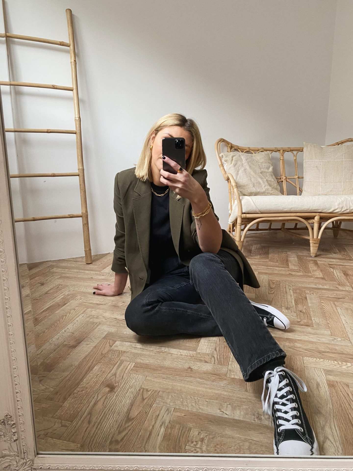 Green blazer Green blazer
